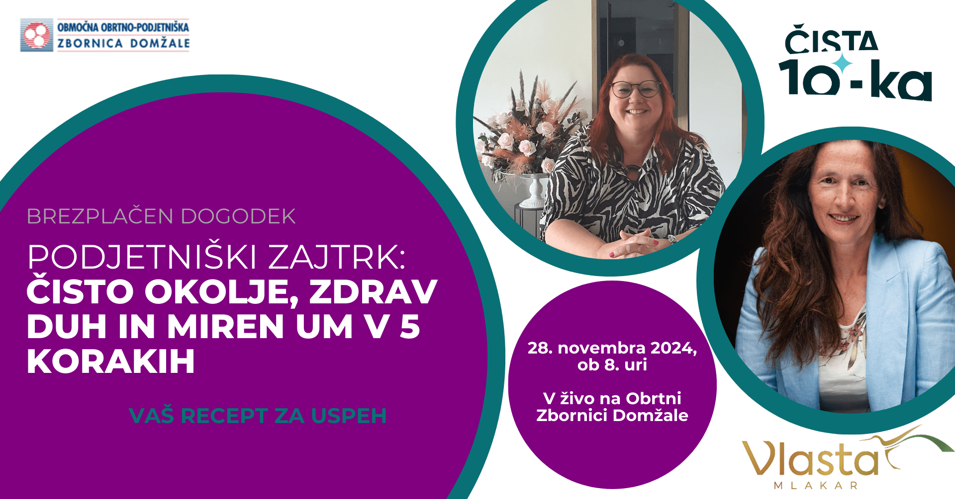 K Podjetniški zajtrk - vodoravno